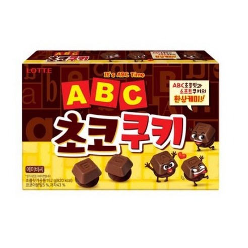 롯데 ABC초코쿠키, 152g, 6개