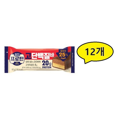 이지프로틴 고단백질바, 60g, 24개