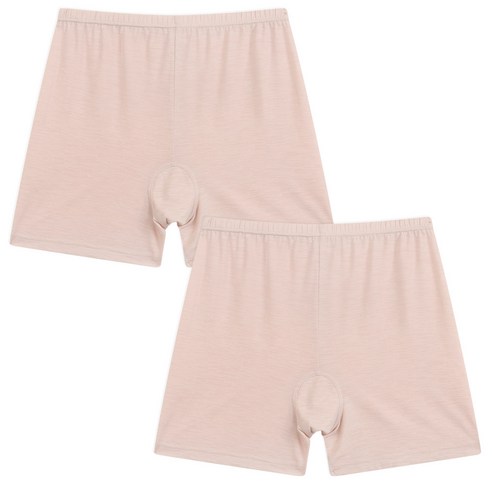 여름을 시원하게 감싸는 부드러움, 국산 슬럽 인견 여 드로즈 2P 세트 XND9279 중년여자사각팬티