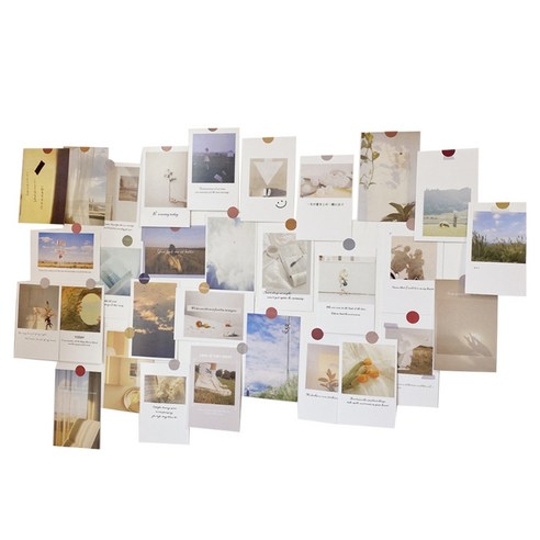 30pack 여행 스타일 벽 콜라주 키트 미학 사진 벽을위한 침실 장식