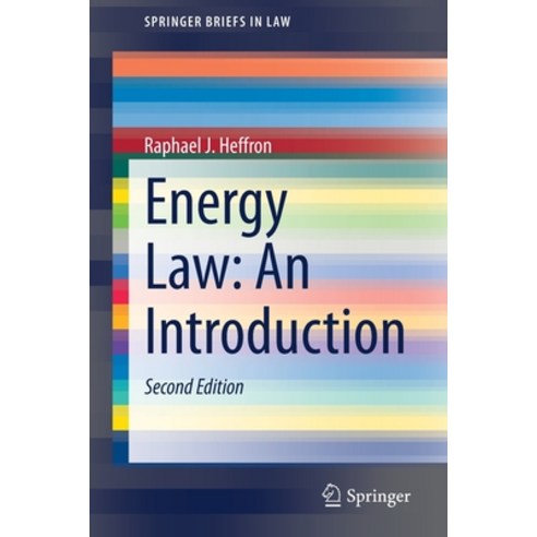 (영문도서) Energy Law: An Introduction Paperback, Springer, English, 9783030775209