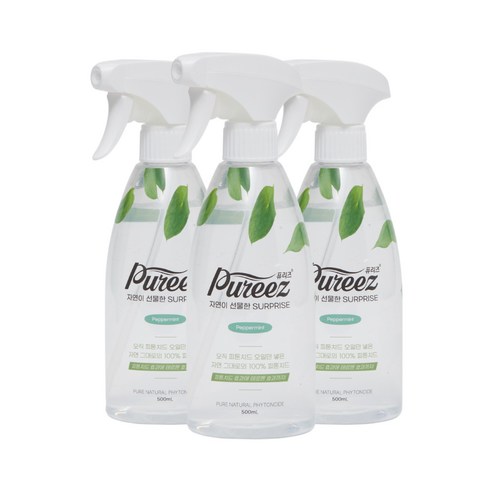 편백수가 아니라 진짜 피톤치드 퓨리즈 피톤치드 페퍼민트 스프레이500ml, 3개, 500ml