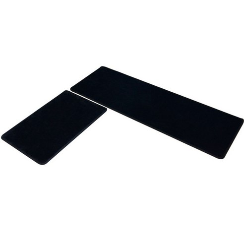 Retemporel 순수한 색상 가정용 흡수성 주방 바닥 매트 긴 욕실 미끄럼 방지 홈 카펫 블랙, 검은 색