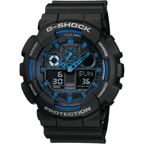 [카시오]CASIO 손목시계 G-SHOCK 내자 시계(JIS1종) GA-100-1A2 맨즈[]