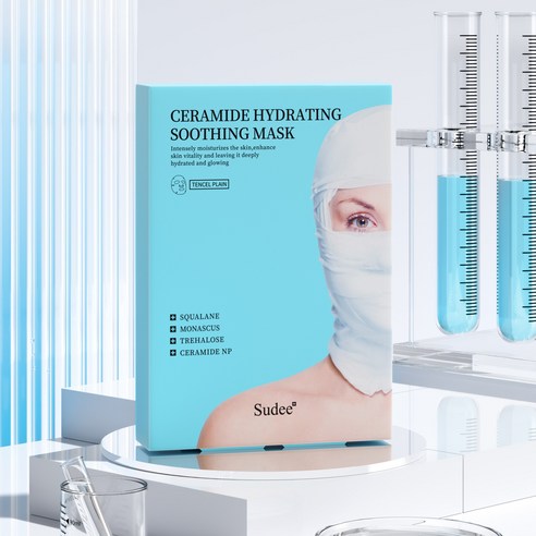 수다이 세라마이드 하이드레이팅 수딩 마스크 30g 마스크팩, 1세트, 5개 김정문알로에팩 수다이 세라마이드 하이드레이팅 수딩 마스크 30g 마스크팩, 1세트, 5개 김정문알로에팩