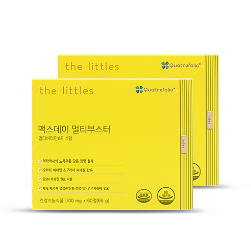 더리틀스 맥스데이 멀티부스터 미네랄 1BOX 1개월분, 2개, 60정