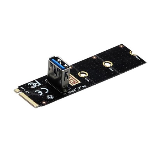 M.2 NGFF ssd에서 PCI-e 익스프레스 1X 컨버터 어댑터 카드 광산 ETH, 설명, 블랙, 플라스틱