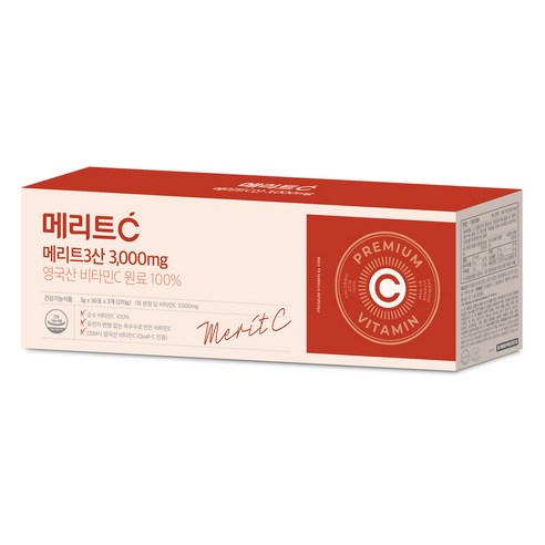 휴온스 메리트C산 3000mg 고함량 비타민C 분말 영양제