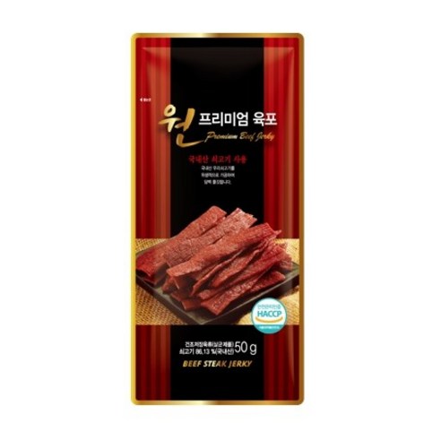 원프리미엄 육포, 50g, 1개