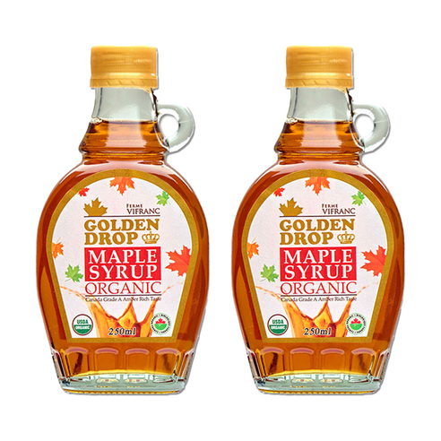 골든드롭 유기농 메이플 시럽 250ml x 2병, 2개