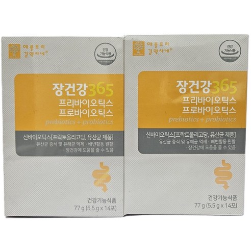 프리바이오틱스와 프로바이오틱스를 함유한 장건강 개선 필수품