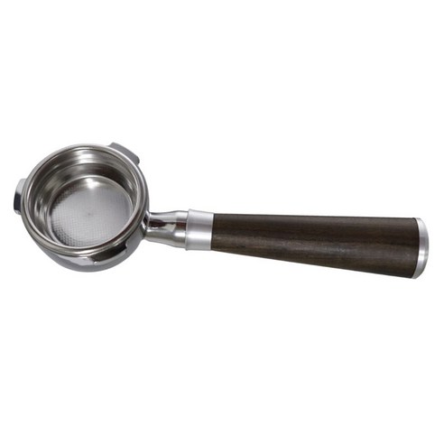 커피 밑바닥 Portafilter 나무 손잡이 커피 기계 부품 주방 홈 상업 바, 58mm, 활기 없는, 스타일 C.