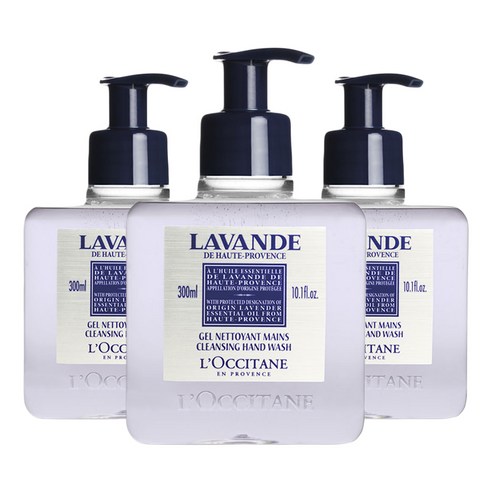 록시땅 라벤더 클렌징 핸드 워시, 3개, 300ml