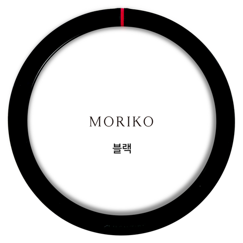 모리코 알칸타라 코리아 핸들커버 370, 블랙