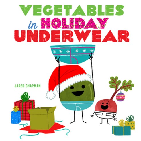 Vegetables in Holiday Underwear Board Books, Abrams Appleseed, English, 9781419752803