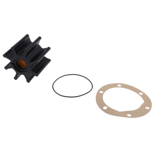 Johnson 수도 펌프 09-1028B-9용 개스킷 O-링이 있는 임펠러 키트, 설명, 블랙