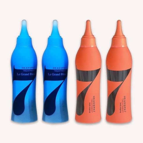 헤드스파7 트리트먼트 안티에이징 2개+그랑블루 2개, 210ml