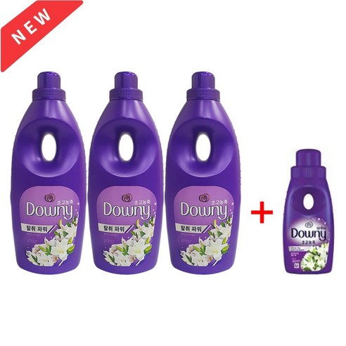 다우니 초고농축 섬유유연제 화이트티와 릴리향 1L x 3p + 200ml, 2세트