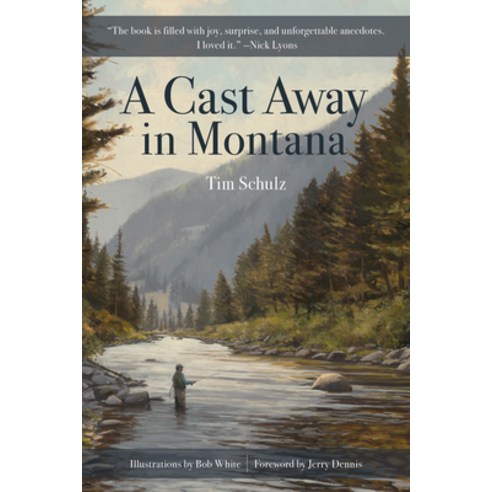 (영문도서) A Cast Away in Montana Hardcover, Lyons Press, English, 9781493084340