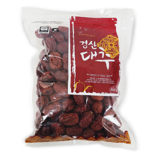 국내산 대추 경산 건대추 가정과, 1개, 500g