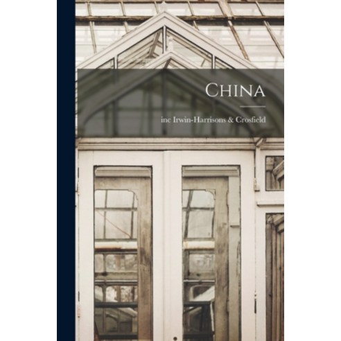 (영문도서) China Paperback, Legare Street Press, English, 9781018135038