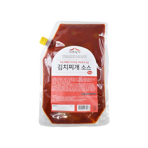 고추명가 김치찌개 소스 2kg 돼지고기 짜글이 김치찜 양념장 식당용 업소용 대용량, 9개 Best Top5