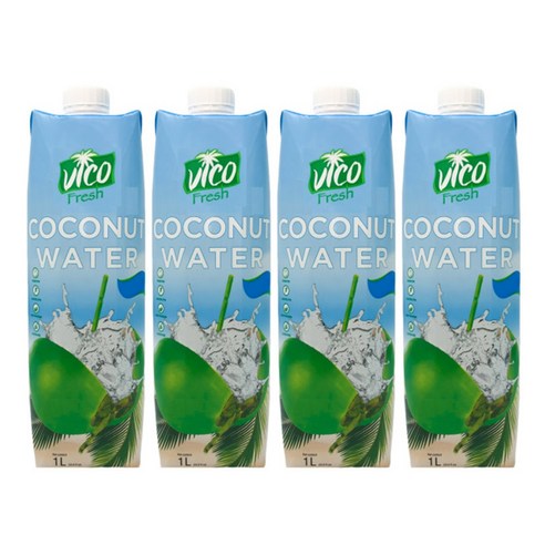 비코후레쉬 무첨가물 100% 코코넛워터 1000ml 4개, 16개, 1L