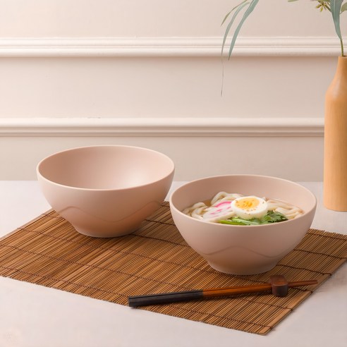 아띠홈 올더플레이트 면기 2P 세트, 베이지, 2개