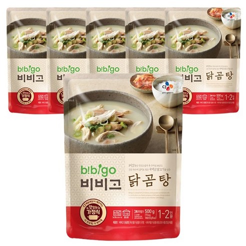비비고 닭곰탕, 500g, 6개