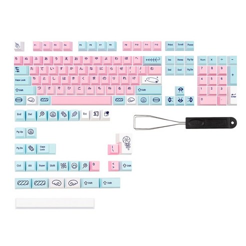 산악 하우스 Keycap 체리 프로필 MX cheery 스위치 6.25U / 7U 스페이스 바 달콤한 소녀 키보드 키 염료 승화 Keycap, 하나, 보여진 바와 같이