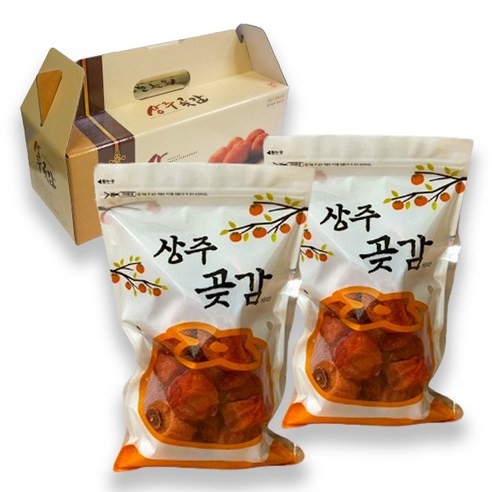 상주 햇 곶감 건시(1+1) 1kg, 1박스, 대과(25과 내외)