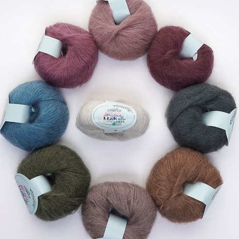 따뜻함과 부드러움이 가득한 모헤어 실