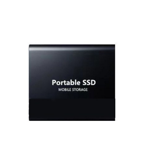 BUBEBIR휴대용 SSD 외장 하드 드라이브 500G 1TB 2TB 4TB 6TB 8TB 10TB 12TB 14TB 16TB, 검은 색