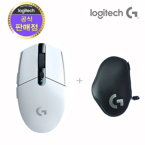 로지텍코리아 G304 LIGHTSPEED 무선 게이밍 마우스 (정품) – 블랙, 화이트파우치 동봉 로지텍g304 로지텍코리아 G304 LIGHTSPEED 무선 게이밍 마우스 (정품) – 블랙, 화이트파우치 동봉 로지텍g304