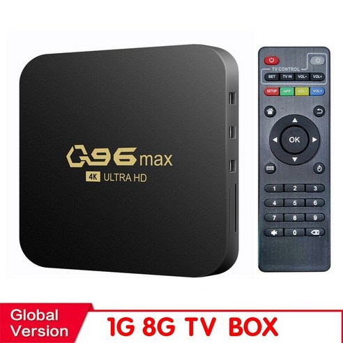 티비넷플릭스연결 안드로이드셋탑박스 WIFI 4K Q96 MAX 스마트 TV 박스 2.4/5G 셋톱 안드로이드 10.0 글로벌 미디어 플레이어 쿼드 코어, 2.European Standard - TV BOX