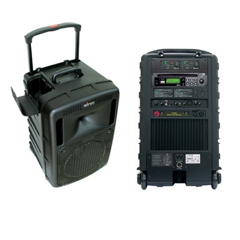 MA-808MPLUS 500W CD 이동식앰프 미프로는 최신 기술을 적용한 고품질의 이동식 앰프입니다.