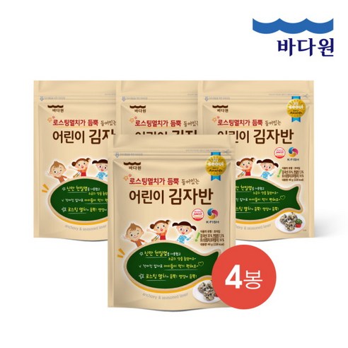 [바다원(주)] [바다원]어린이 김자반 40gx4 김자반 김가루 40g × 4개 섬네일