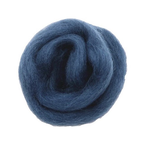 양모펠트 인형키링만들기 양모키링 10g x 8 /50g 1 블루 컬러 시리즈 Felting 양모 로빙 섬유 바늘 직조 DIY felting에 대 한, [07] 84