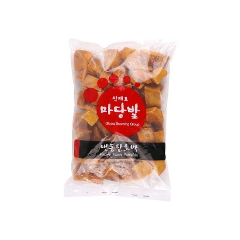 마당발 단호박 탈피1kg (중국산/냉동), 1kg, 1개