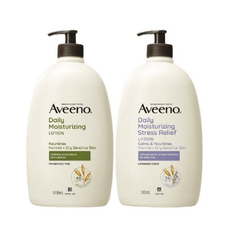 [AVEENO] 아비노 바디로션 1000ml 수분공급 촉촉한피부 무향 라벤더향 / 코스트코, 라벤더로션, 1개, 1L