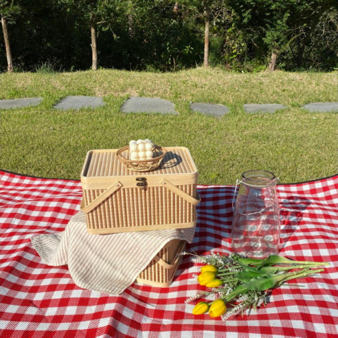 싱그러운 일상을 담는, 피크닉 대나무 바구니 이야기 피크닉바구니