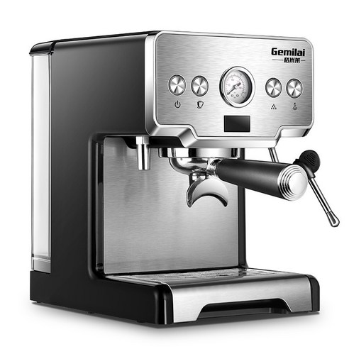 CRM3605 커피머신 상업용 이탈리아 커피 소형 가정용 반자동 농축 추출 스팀 우유 거품