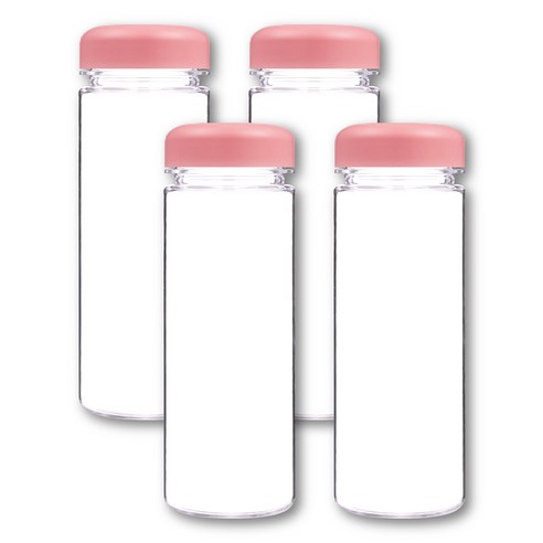 국산 트라이탄 물병 무지 마이보틀, 핑크, 500ml, 4개