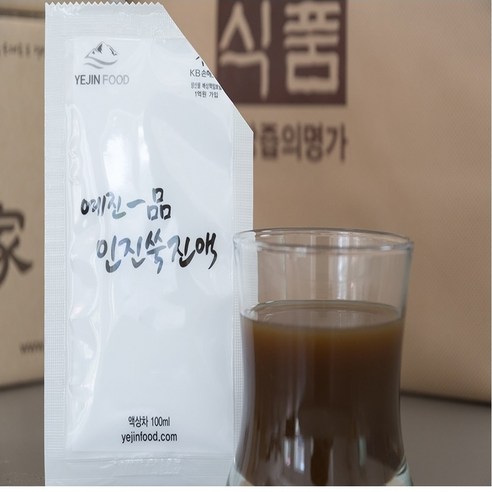자연의 생명력을 담아 간 건강을 지키는 예진식품 인진쑥즙