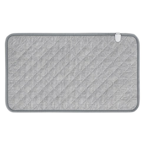 탄소 카본 전기방석 라이트그레이, 2인용(50 x 90cm)