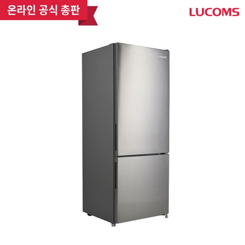   루컴즈 전자 소형냉장고 205L 방문설치, 메탈 실버, R205M01-S