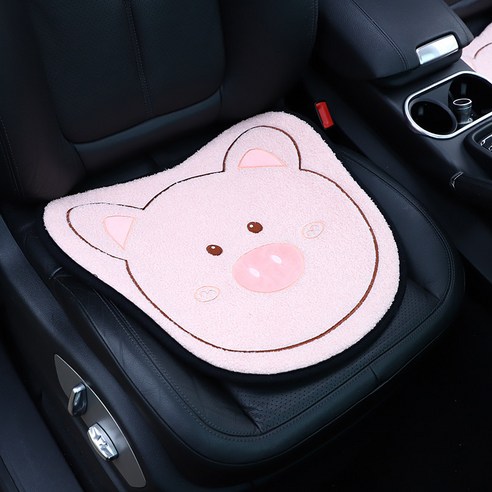 자동차 만화 베개 귀엽다 곰 자동차 용 목 베개 벨벳 차 적재 의자 등 베개 베개, 돼지 방석