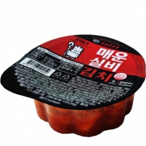 한울 매운실비김치, 5개, 80g