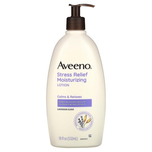 Aveeno 스트레스 릴리프 모이스처라이징 로션 라벤더 532 ml, 1개, 532ml