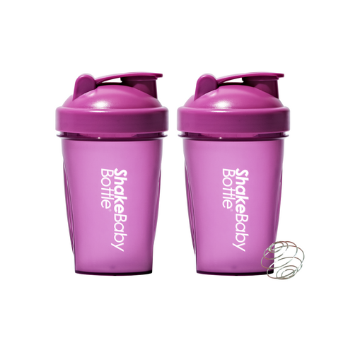 쉐이크베이비 보틀 쉐이커 2입, 퍼플, 600ml, 2개